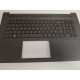 Carcasa superioara cu tastatura palmrest Laptop, HP, 17-CN, 17T-CN, TPN-L139, M50468-001, M50468-B31, M50468-271, 6070B1894801, iluminata, neagra, layout US