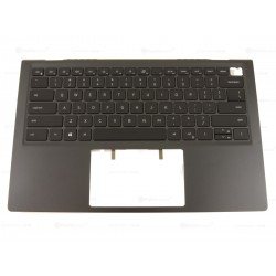 Carcasa superioara cu tastatura palmrest Laptop, Dell, Vostro 5415, P143G, P143G002, 7XR80, 07XR80, 7CX64, 07CX64, 046HG9, 460.0N603.0014, iluminata, neagra, layout US