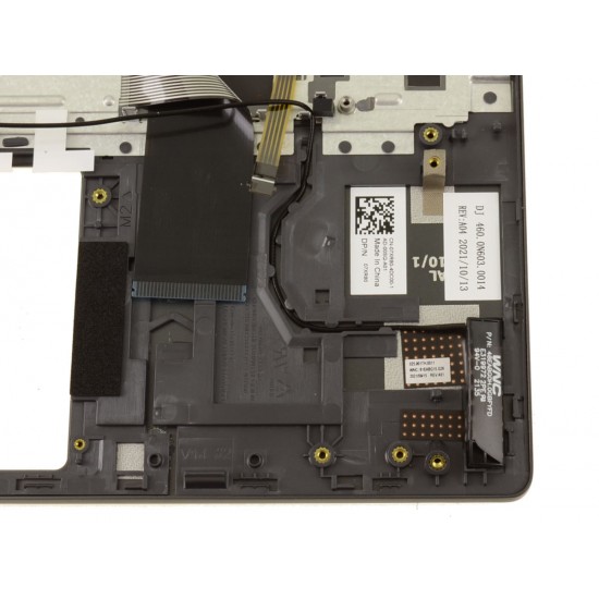 Carcasa superioara cu tastatura palmrest Laptop, Dell, Vostro 5410, P143G, P143G001, 7XR80, 07XR80, 7CX64, 07CX64, 46HG9, 046HG9, 460.0N603.0014, iluminata, neagra, layout US