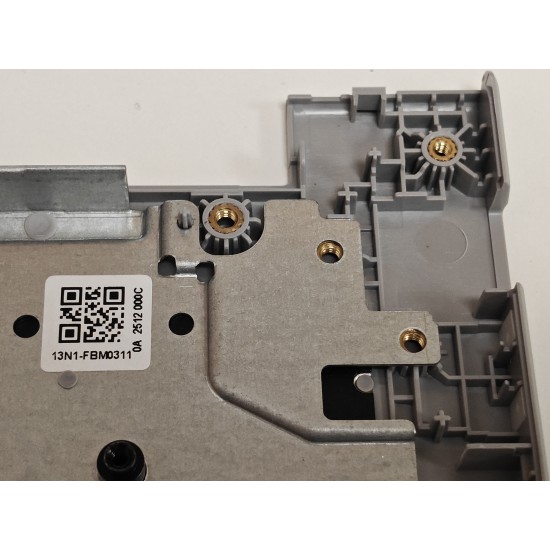 Carcasa superioara cu tastatura palmrest Laptop, Asus, VivoBook 16 R1605V, R1605VA, 90NB10N2-R31US0, 13N1-H8A0931, 13N1-FBM0311, 13NB0WB1M06X11, X1605VA-1S, argintie, layout US