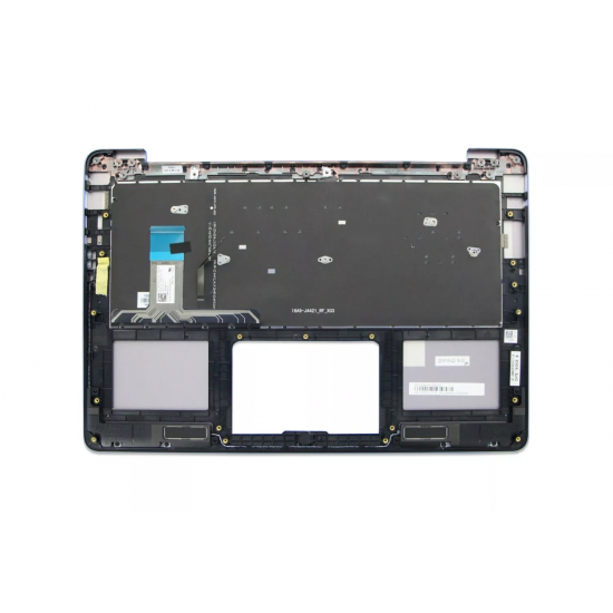 Carcasa superioara cu tastatura palmrest Laptop, Asus, ZenBook UX330C, UX330CA, UX330CAK, 90NB0CP1-R32US0, 13NB0CP1P01011-1, 13NB0CP1AM0101, UX330CA-1A, iluminata, gri, layout US