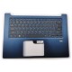 Carcasa superioara cu tastatura palmrest Laptop, Acer, Swift 3 SF314-52, SF314-52G, N17P3, 6B.GQQN5.001, 6BGQQN5001, 13N1-20A0D01, iluminata, albastra, layout US