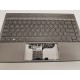 Carcasa superioara cu tastatura palmrest Laptop, HP, Pavilion 13-AN, TPN-Q214, L37532-001, L37532-B31, L37532-N271, 54G7DTATP40TEEP, iluminata, gri, layout US