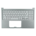Carcasa superioara cu tastatura palmrest Laptop, Asus, VivoBook 15 X1505Z, X1505ZA, 90NB0ZB2-R30UI0, 90NB0ZB2-R30UI1, 90NB0ZB2-R30US1, 13N1-GCA0311, 13N1-ECA001, X1505ZA-1S, iluminata, argintie, layout US