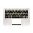 Carcasa superioara cu tastatura palmrest Laptop, Asus, ZenBook 13 UX331U, UX331UA, UX331UAL, UX331UN, 90NB0GZ5-R31US0, 13N1-RJA0U11, UX331UA-1E, iluminata, aurie, layout US