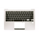 Carcasa superioara cu tastatura palmrest Laptop, Asus, ZenBook 13 UX331U, UX331UA, UX331UAL, UX331UN, 90NB0GZ5-R31US0, 13N1-RJA0U11, UX331UA-1E, iluminata, aurie, layout US
