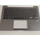 Carcasa superioara cu tastatura palmrest Laptop, Asus, ZenBook 13 UX331U, UX331UA, UX331UAL, UX331UN, 90NB0GZ2-R31US0, 13N1-3JA0911, UX331UA-1B, iluminata, gri, layout US