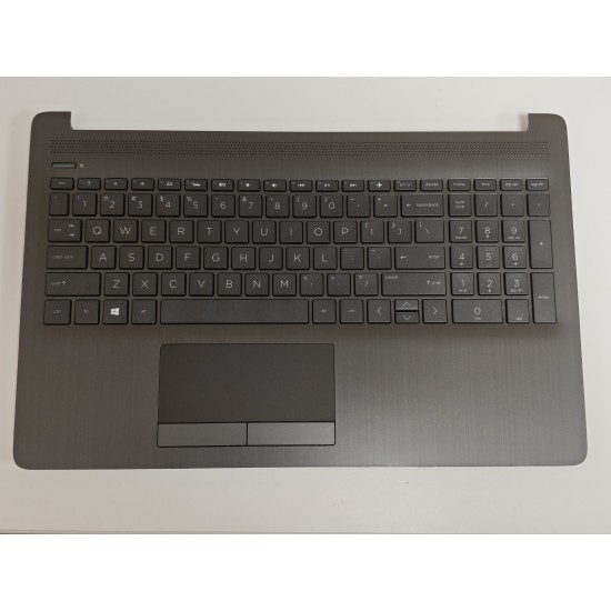 Carcasa superioara cu tastatura palmrest Laptop, HP, 15-DA, 15T-DA, L23074-001, L26533-001, AP29M000A00, AM29M000100, iluminata, neagra, layout US