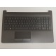 Carcasa superioara cu tastatura palmrest Laptop, HP, 15-DA, 15T-DA, L23074-001, L26533-001, AP29M000A00, AM29M000100, iluminata, neagra, layout US