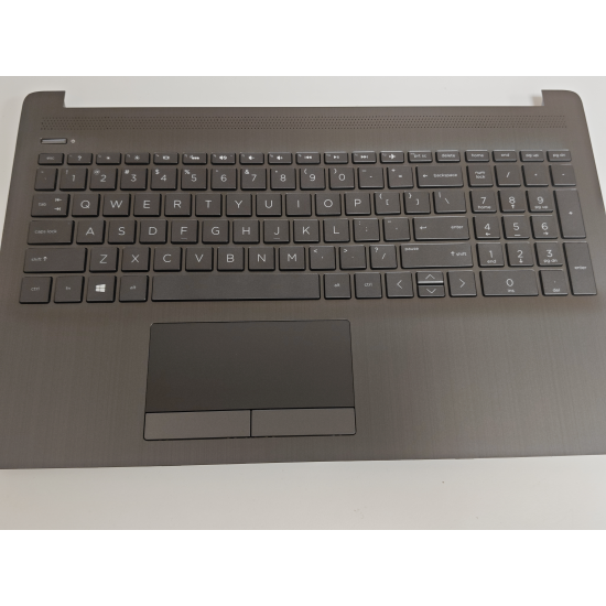 Carcasa superioara cu tastatura palmrest Laptop, HP, 15-DA, 15T-DA, L23074-001, L26533-001, AP29M000A00, AM29M000100, iluminata, neagra, layout US