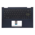Carcasa superioara cu tastatura palmrest Laptop, Asus, VivoBook Flip 14 TM420I, TM420IA, 90NB0RN1-R30031, 90NB0RN1-R31US0, 90NB0RN1-R31US2, HQ207D0147000, TP420IA-2K, iluminata, neagra, layout US