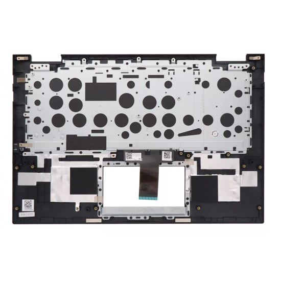 Carcasa superioara cu tastatura palmrest Laptop, Asus, VivoBook Flip 14 TM420I, TM420IA, 90NB0RN1-R30031, 90NB0RN1-R31US0, 90NB0RN1-R31US2, HQ207D0147000, TP420IA-2K, iluminata, neagra, layout US