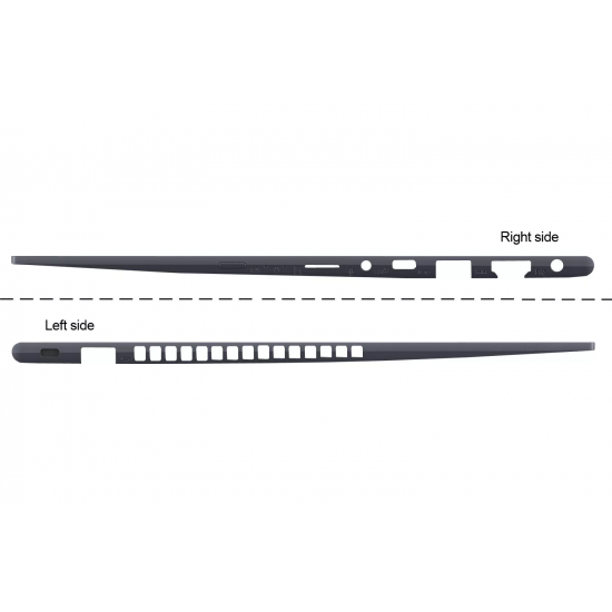 Carcasa superioara cu tastatura palmrest Laptop, Asus, VivoBook Flip 14 TM420I, TM420IA, 90NB0RN1-R30031, 90NB0RN1-R31US0, 90NB0RN1-R31US2, HQ207D0147000, TP420IA-2K, iluminata, neagra, layout US