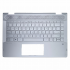 Carcasa superioara cu tastatura palmrest Laptop, HP, Pavilion x360 14-CD, 14M-CD, TPN-W131, L15909-001, L22409-281, 4600E81000, 46M.0E8CS.0250, iluminata, argintie, layout US