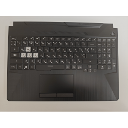 Carcasa superioara cu tastatura palmrest Laptop Gaming, Asus, TUF A15 FA506I, FA506IH, FA506IV, 90NR03L1-R32UA0, 3BBKXTAJN10, iluminata, RGB, layout UKR (Ukraine)