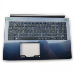 Carcasa superioara cu tastatura palmrest Laptop, Acer, Aspire 5 A515-41G, 6B.GZ7N2.001, 6BGZ7N2001, AM20X000D50, iluminata, albastra, layout US
