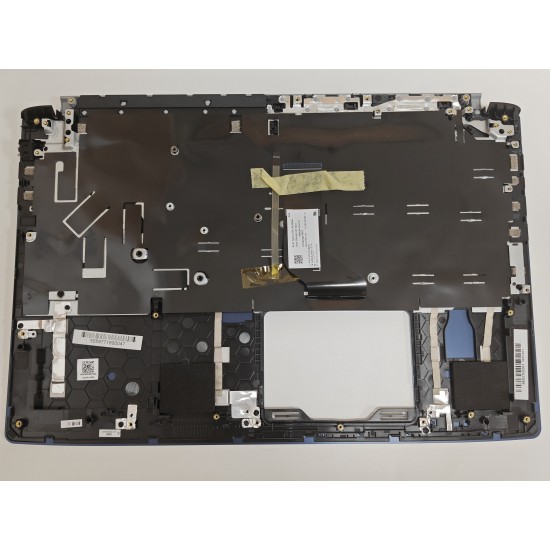 Carcasa superioara cu tastatura palmrest Laptop, Acer, Aspire 5 A515-41G, 6B.GZ7N2.001, 6BGZ7N2001, AM20X000D50, iluminata, albastra, layout US