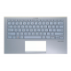 Carcasa superioara cu tastatura palmrest Laptop, Asus, ZenBook S13 UX392F, UX392FA, UX392FN, 90NB0KZ1-R31UI0, 90NB0KZ1-R31US0, 13N1-6XA0611, iluminata, bluemarin, layout US