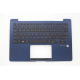 Carcasa superioara cu tastatura palmrest Laptop, Asus, ZenBook 13 UX331U, UX331UA, UX331UAL, UX331UN, 90NB0GZ1-R31US0, 13N1-3JA0821, UX331UA-1A, iluminata, albastra, layout US