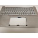 Carcasa superioara cu tastatura palmrest Laptop, Asus, VivoBook Pro 15 M3500Q, M3500QA, M3500QC, 90NB0UT1-R31UI0, 90NB0UT1-R31US0, 39XJETAJN10, 3SXJDKSJN00, M3500QC-2S, iluminata, argintie, layout US