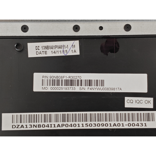 Carcasa superioara cu tastatura palmrest Laptop, Asus, A751L, A751LA, A751LB, A751LD, A751LDB, A751LJ, 90NB08F1-R30270, DZA13NB04I1, AP04011503090, 13NB04I1P04011-1, X751LB-1A, neagra, layout US