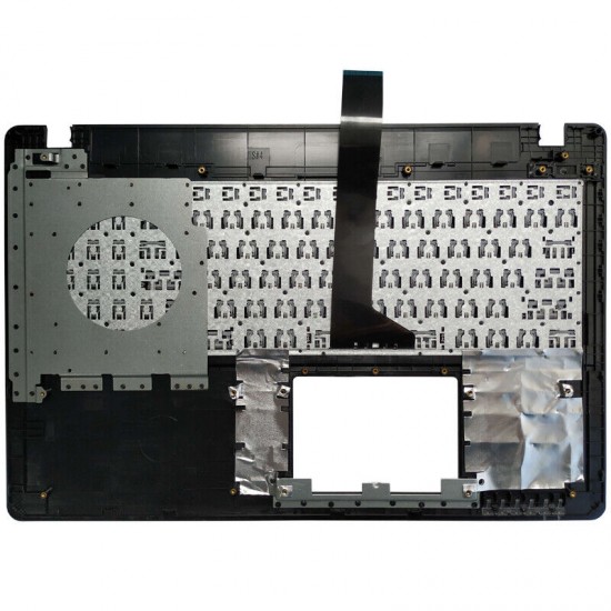 Carcasa superioara cu tastatura palmrest Laptop, Asus, Y582E, Y582EA, Y582EP, 90NB083B-R31US0, 13NB03VBAP0301, 13N0-QKA0101, neagra, layout US