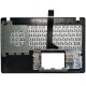 Carcasa superioara cu tastatura palmrest Laptop, Asus, Y582E, Y582EA, Y582EP, 90NB083B-R31US0, 13NB03VBAP0301, 13N0-QKA0101, neagra, layout US