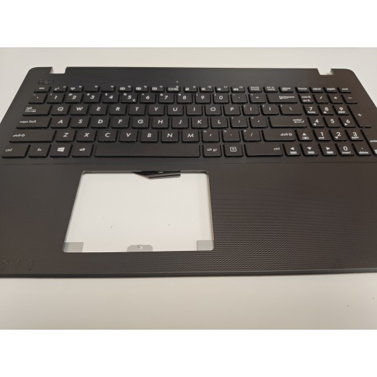 Carcasa superioara cu tastatura palmrest Laptop, Asus, Y582E, Y582EA, Y582EP, 90NB083B-R31US0, 13NB03VBAP0301, 13N0-QKA0101, neagra, layout US