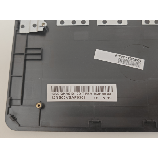 Carcasa superioara cu tastatura palmrest Laptop, Asus, Y582E, Y582EA, Y582EP, 90NB083B-R31US0, 13NB03VBAP0301, 13N0-QKA0101, neagra, layout US
