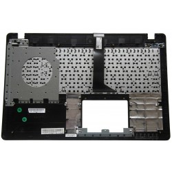 Carcasa superioara cu tastatura palmrest Laptop, Asus, P550V, P550VB, P550VC, P550VL, P550VQ, P550VX, 90NB0BBJ-R31US3, 13NB067JAP0101, 13N0-REA0F01, 13NB067JP01016, negru cu portocaliu, layout US