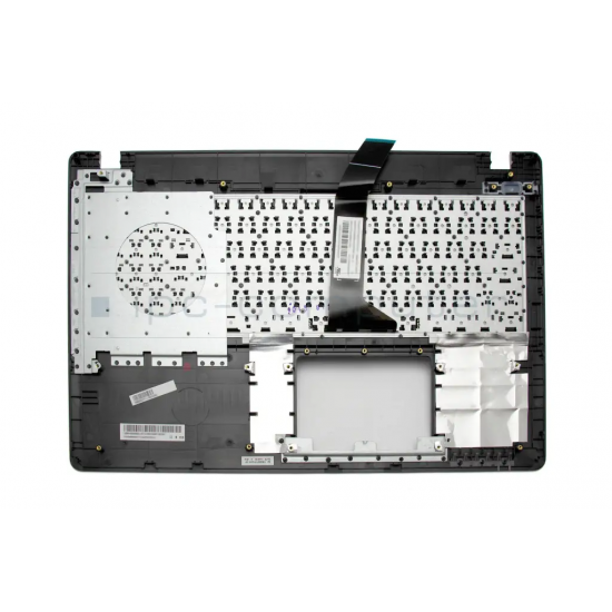 Carcasa superioara cu tastatura palmrest Laptop, Asus, FX550V, FX550VQ, FX550VX, 90NB00T1-R31US0, 13NB00T1AP1211, 13N0-PEA0Q11, 13NB00T1P25018, argintie, layout US