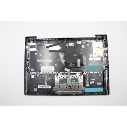Carcasa superioara cu tastatura palmrest Laptop, Lenovo, IdeaPad 520S-14IKB Type 80X2, 81BL, 5CB0N78559, AP1YS000302, ET1YN000100, AM1YS000200, iluminata, Mineral Grey, layout US