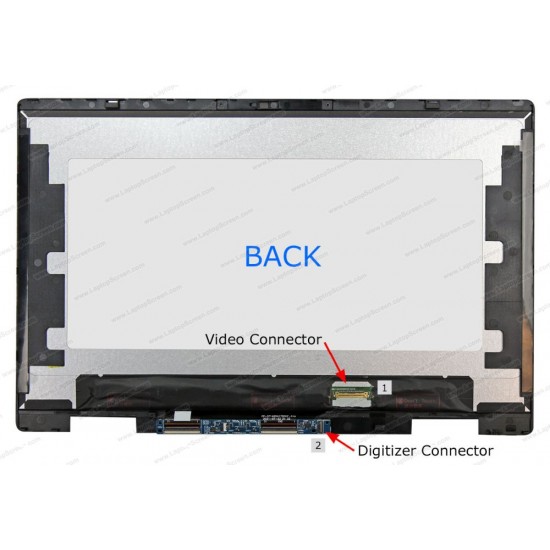 Ansamblu Display cu touchscreen Laptop 2-in-1, HP, Pavilion 14-EK, 14T-EK, N39402-001, M93851-AA0, N45323-001, LP140WFA(SP)(MH), 14 inch, LED, Rezolutie FHD, 1920x1080, 30 pini