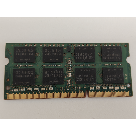 Memorie RAM Laptop, Samsung, 8GB, 2Rx8, DDR3, PC3-12800S, 1600MHz, 1.5V, M471B1G73CB0-CK0, CL11, Non-ECC, SODIMM, 204 pini