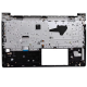 Carcasa superioara cu tastatura palmrest compatibila Laptop, HP, ProBook 650 G8, 655 G8, M22003-001, M22004-001, M22005-001, M49547-001, 4BX8QTATP30, iluminata, argintie, layout US