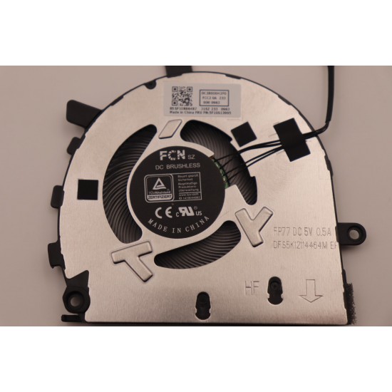 Set coolere compatibile Laptop, Lenovo, IdeaPad Yoga 9, 5F10S13995, DFS5K12114464M-FP77, DC28000H2F0,  DFS5F22804954M-FP76, DC28000H1F0, 5V, 0.50A