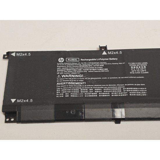 Baterie Laptop, HP, Envy 15-EP, 15T-EP, TPN-Q237, L85885-005, L85853-1C1, 3ICP7/52/58-2, HSTNN-IB9M, KL06XL, 11.58V, 6821mAh, 83.13Wh