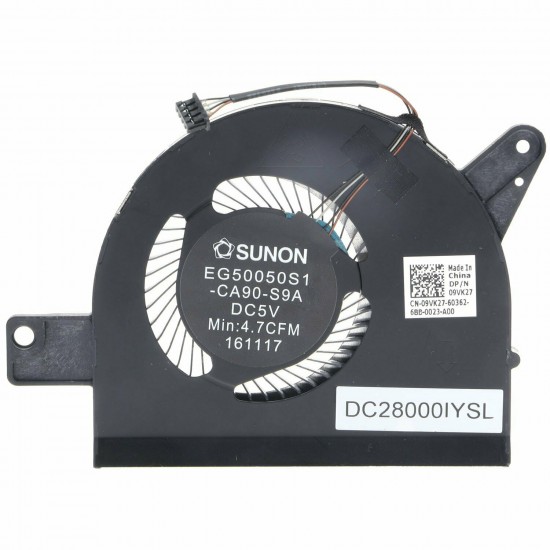 Cooler Laptop, Dell, Latitude 5591, P60F, P60F002, 9VK27, 09VK27, DC28000IYSL, DC28000IYFL, EG50050S1-CA80-S9A, EG50050S1-CA90-S9A, DFS501105Q0T-FJ6M, pentru procesor Intel Core tip 