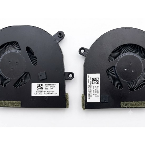 Set coolere Laptop, Lenovo, IdeaPad Yoga 9 14IAP7 Type 82LU, 5F10S13996, BAPE0505R5HY001, DC28000H1V0, BAPC0705R5HY001, DC28000H2V0, 5V, 0.50A