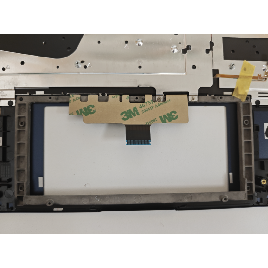 Carcasa superioara cu tastatura palmrest Laptop, Asus, ZenBook 14 UX434F, UX434FA, UX434FAC, UX434FAW, UX434FL, UX434FLC, UX434FQ, 90NB0RM1-R31GR0, 13NB0MP0M04011, 13N1-93A0331, UX434FQ-3B, iluminata, Royal Blue, layout US cu diacritice in greaca (GR)