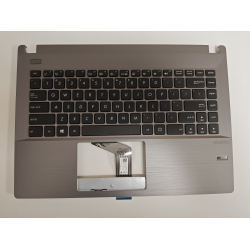 Carcasa superioara cu tastatura palmrest Laptop, ASUS, PRO P2440U, P2440UA, P2440UF, P2440UQ, 90NX0182-R31US0, 13N0-TBA0901, 13NX00U2AP0201, 13NX0032P02211, P2440UQ-1B, gri, layout US