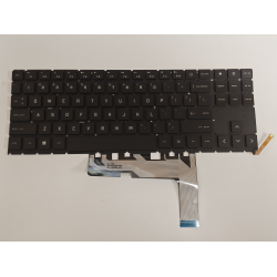 Tastatura Laptop Gaming, HP, OMEN 16-XD, 16Z-XD, iluminata, conector 4 pini, neagra, layout US