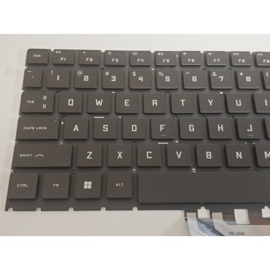 Tastatura Laptop Gaming, HP, OMEN 16-XD, 16Z-XD, iluminata, conector 4 pini, neagra, layout US