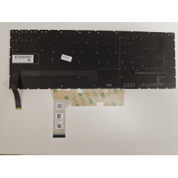 Tastatura Laptop Gaming, HP, OMEN 16-XD, 16Z-XD, iluminata, RGB, conector 20 pini, alba, layout US