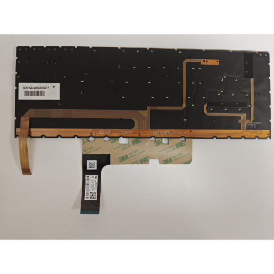 Tastatura Laptop Gaming, HP, OMEN 16-XD, 16Z-XD, iluminata, RGB, conector 20 pini, neagra, layout US
