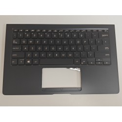 Carcasa superioara cu tastatura palmrest Laptop, Asus, ZenBook S UX391U, UX391UA, 90NB0D91-R31US0, 102-017H1LHD01C, 13N1-3V2US12, UX391UA-1A, iluminata, neagra, layout US