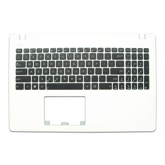 Carcasa superioara cu tastatura palmrest Laptop, Asus, X552C, X552CA, X552CC, X552CL, 90NB06PC-R31US0, 13NB03VCAP0101, 13N0-QKA0601, alba, layout US