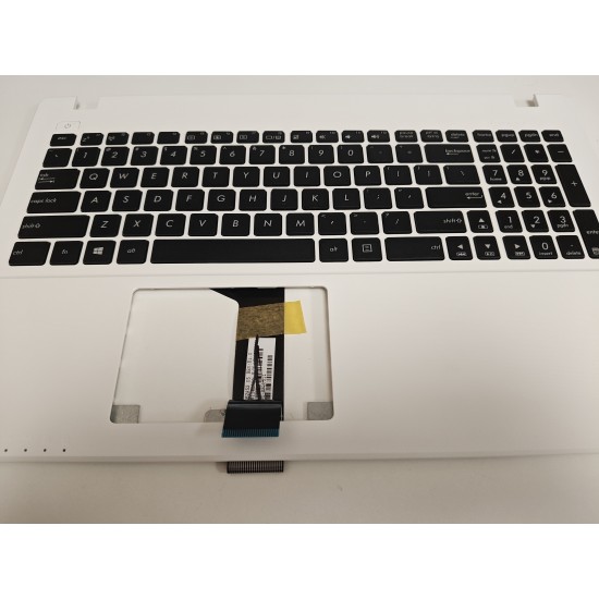 Carcasa superioara cu tastatura palmrest Laptop, Asus, X552C, X552CA, X552CC, X552CL, 90NB06PC-R31US0, 13NB03VCAP0101, 13N0-QKA0601, alba, layout US