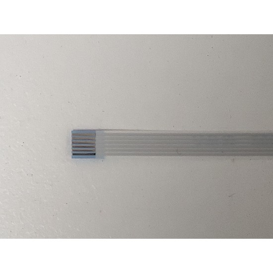 Cablu panglica AWM 20624 80C 60V VW-1, 0.5mm latime intre pini, 6 pini fata verso, 10cm lungime