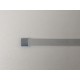 Cablu panglica AWM 20624 80C 60V VW-1, 0.5mm latime intre pini, 6 pini fata verso, 10cm lungime